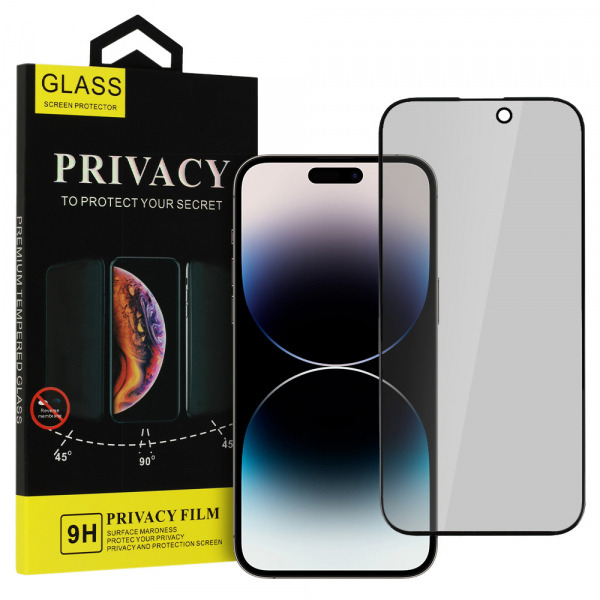 Folie de protectie Ecran Privacy OEM pentru Samsung Galaxy A18 5G A186 / A18 4G A185, Sticla Securizata, Full Glue