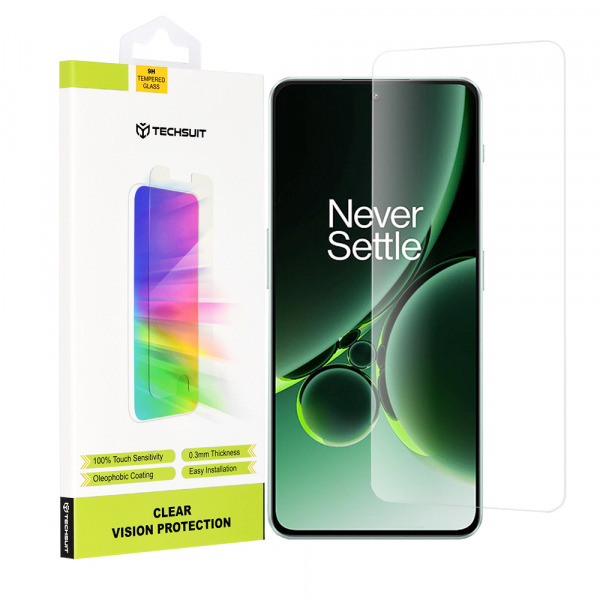 Folie de protectie Ecran Techsuit Clear Vision pentru OnePlus Nord 3, Sticla Securizata, Full Glue