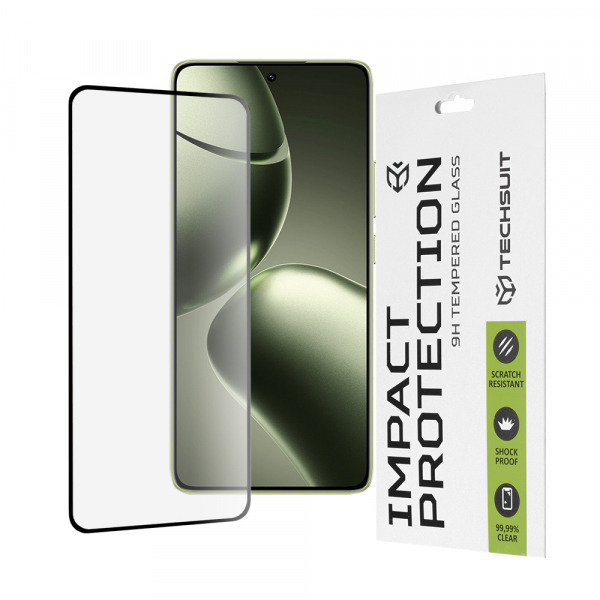Folie de protectie Ecran Techsuit pentru Xiaomi 14T Pro / 14T, Sticla Securizata, Full Glue, 111D, Neagra