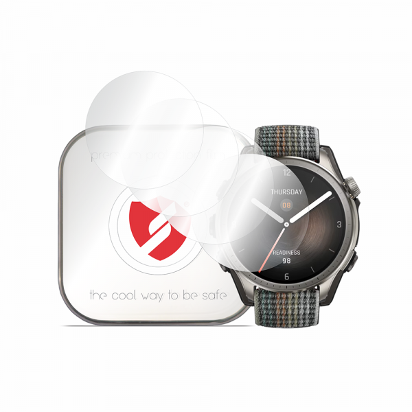 Folie Protectie Smart Protection Premium Classic pentru Amazfit Balance, Set 4 bucati, Plastic