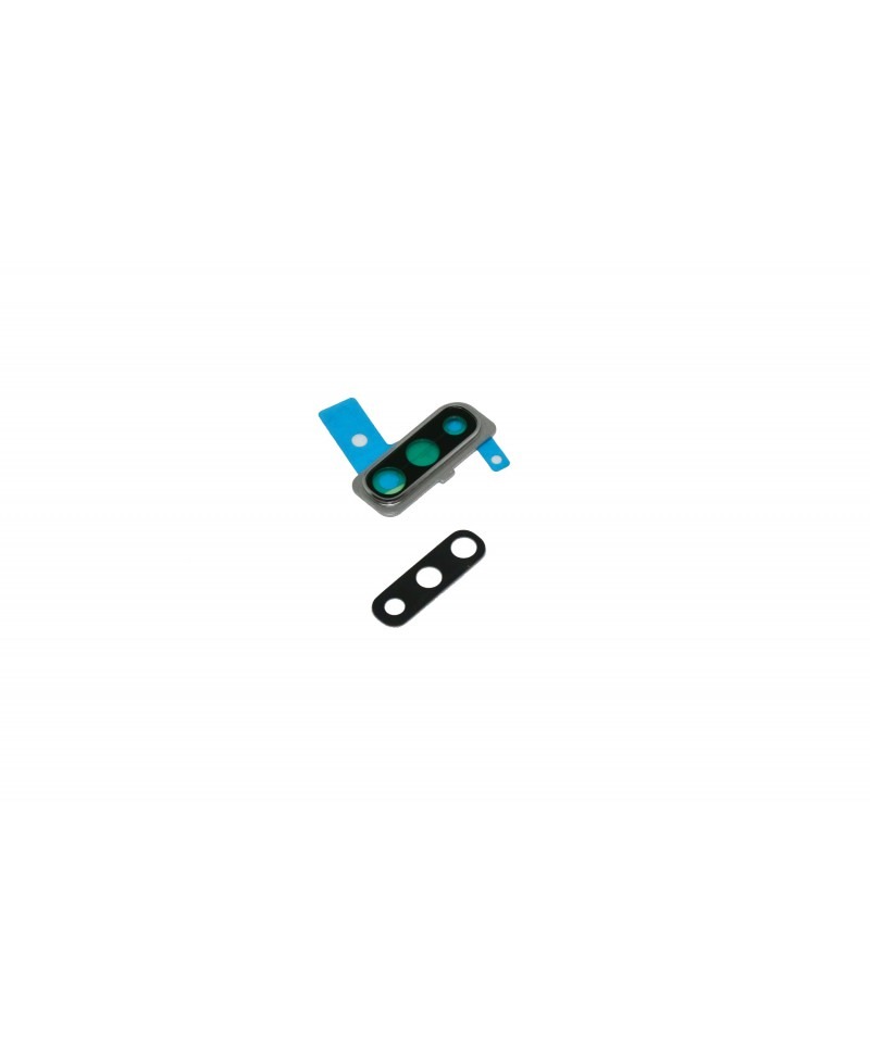 Geam Camera Samsung Galaxy A50, SM A505F Set Argintiu