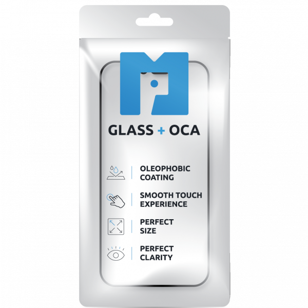 Geam Ecran + OCA MP compatibil cu Apple Watch Series 10 46mm, Negru