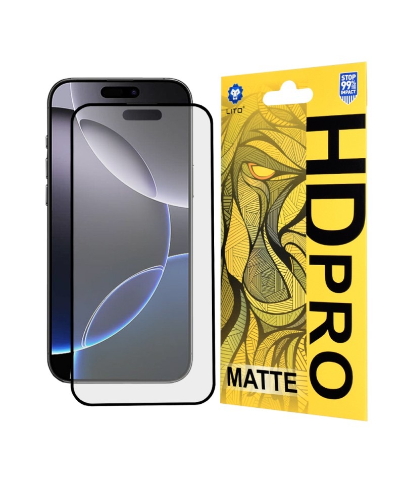 Geam Soc Protector HD Pro Matte iPhone 16 Pro Max, iPhone 18 Pro Max / 17 Pro Max