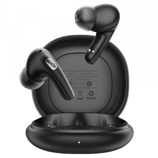 Handsfree Bluetooth Acefast W3, TWS, ANC, Negru