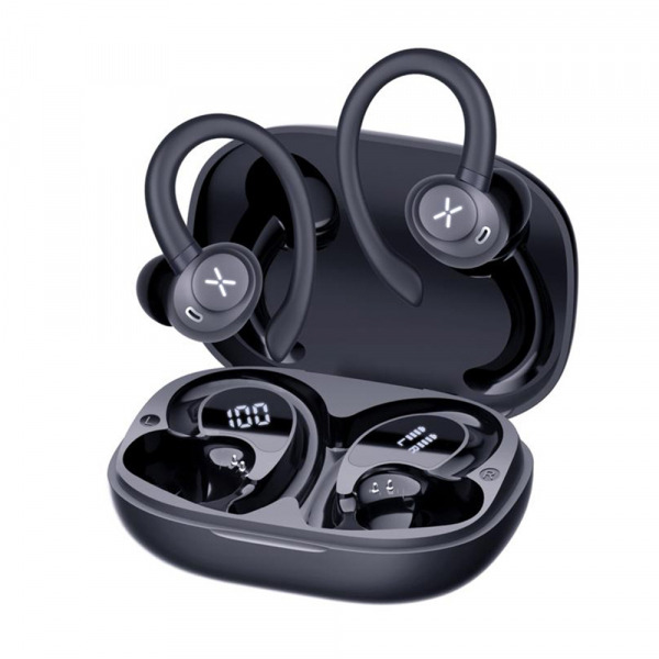 Handsfree Bluetooth Techsuit CW4 AirTune, TWS, Negru