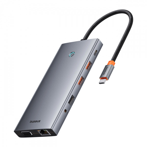 Hub USB-C Baseus PortalJoy Series, 13in1, Gri B00053002811-01