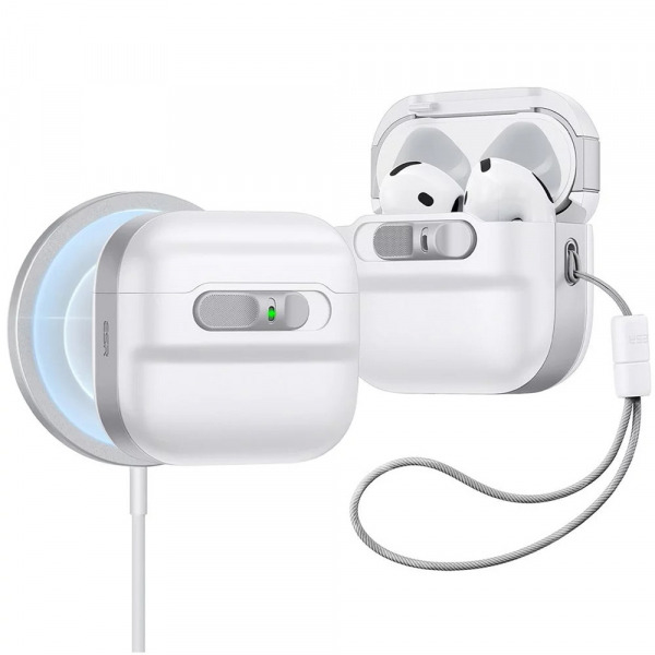 Husa ESR Pulse pentru Apple AirPods 4, Alba