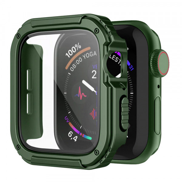 Husa Lito Armor 360 pentru Apple Watch 42mm Series, Verde