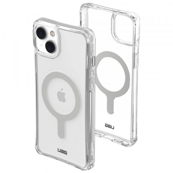 Husa MagSafe pentru Apple iPhone 14 Plus, Urban Armor Gear, Plyo, Transparenta