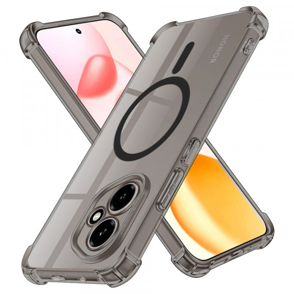 Husa MagSafe pentru Apple iPhone 14 Pro, Techsuit, Shockproof Clear, Fumurie