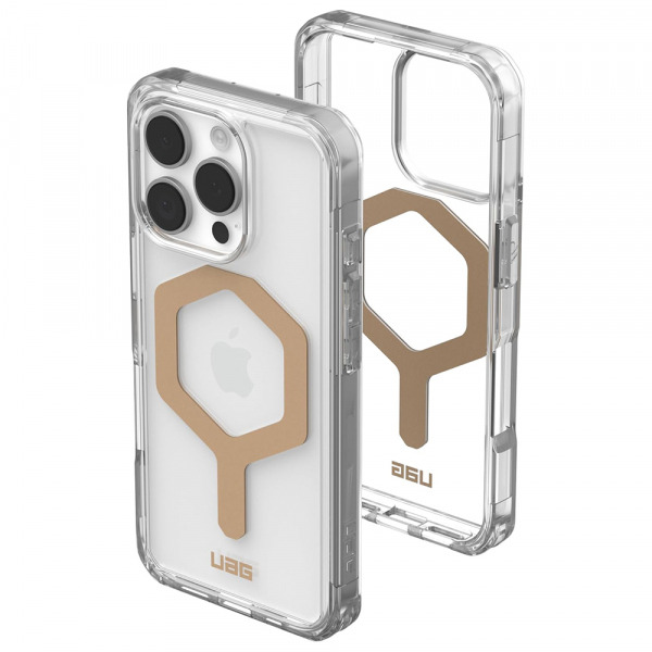 Husa MagSafe pentru Apple iPhone 16 Pro, Urban Armor Gear, Plyo, Aurie