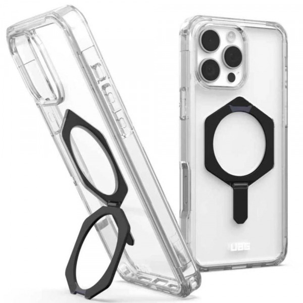 Husa MagSafe pentru Apple iPhone 16 Pro Max, Urban Armor Gear, Plyo XTE, Neagra Transparenta