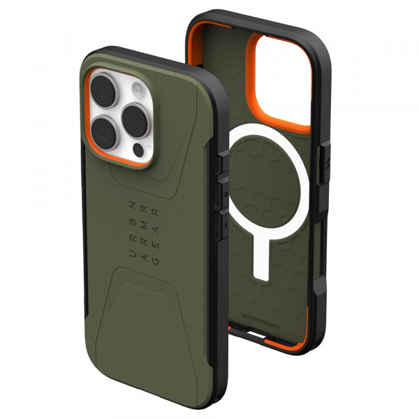 Husa MagSafe pentru Apple iPhone 16 Pro Max, Urban Armor Gear, Civilian, Verde