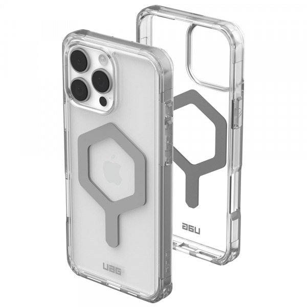 Husa MagSafe pentru Apple iPhone 16 Pro Max, Urban Armor Gear, Plyo, Transparenta