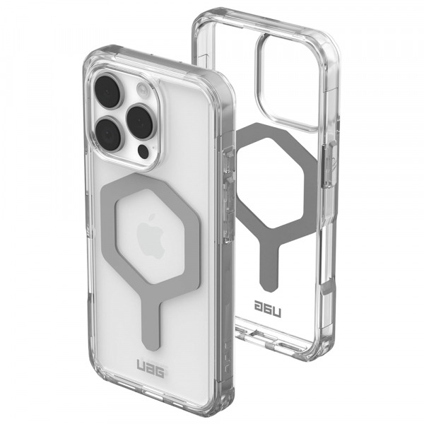 Husa MagSafe pentru Apple iPhone 16 Pro, Urban Armor Gear, Plyo, Transparenta