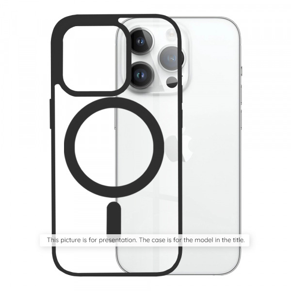 Husa MagSafe pentru Apple iPhone 17 Air, Techsuit, Pro, Neagra