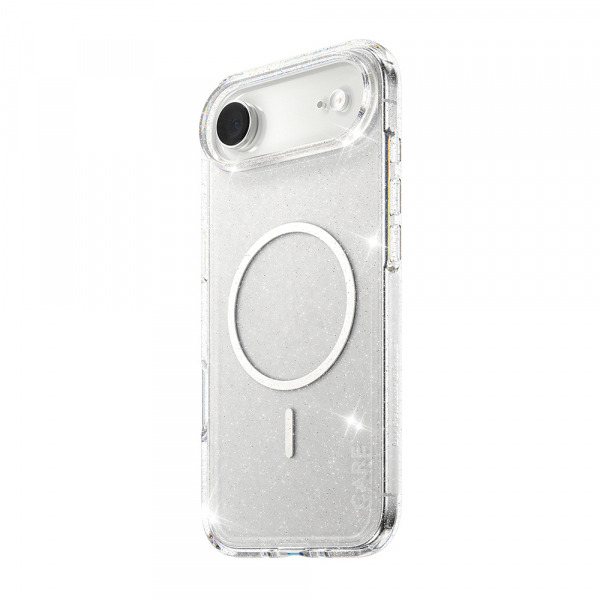 Husa MagSafe pentru Apple iPhone 17 Air, PanzerGlass, Care Urban Explorer Star Lit, Transparenta Alba