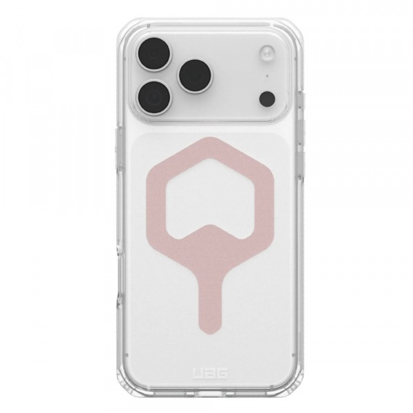 Husa MagSafe pentru Apple iPhone 18 Pro Max / 17 Pro Max, Urban Armor Gear, Plyo, Roz Aurie