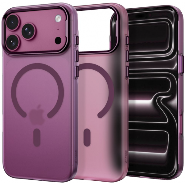 Husa MagSafe pentru Apple iPhone 18 Pro / 17 Pro, Tech-Protect, MagZero, Visinie Mata