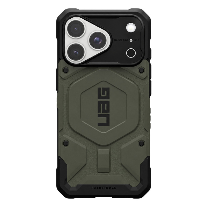 Husa MagSafe pentru Apple iPhone 18 Pro / 17 Pro, Urban Armor Gear, Pathfinder, Verde