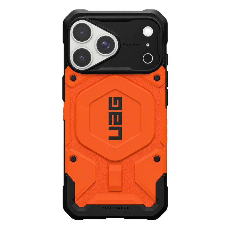 Husa MagSafe pentru Apple iPhone 18 Pro Max / 17 Pro Max, Urban Armor Gear, Pathfinder, Portocalie