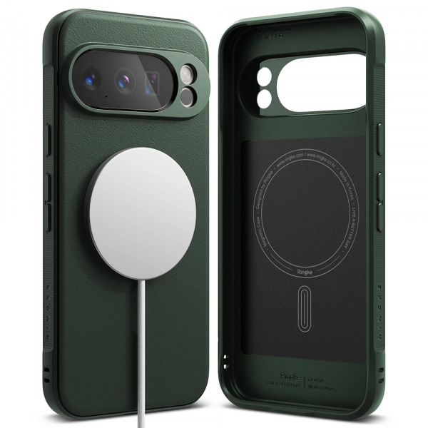 Husa MagSafe pentru Google Pixel 10 Pro XL, Ringke, Onyx, Verde Inchis