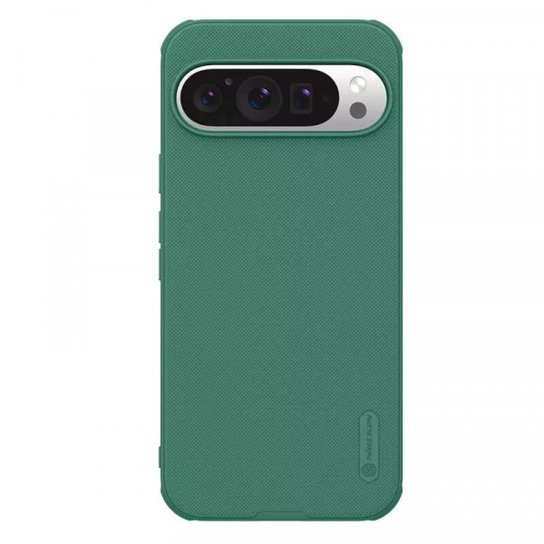 Husa MagSafe pentru Google Pixel 9 Pro XL, Nillkin, Super Shield Pro, Verde Inchis Satinata