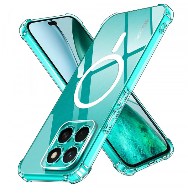 Husa MagSafe pentru Honor X8c, Techsuit, Shockproof, Transparenta