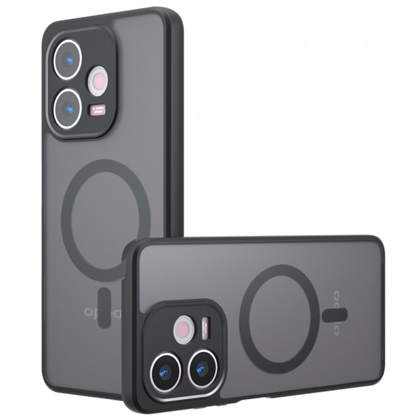 Husa MagSafe pentru Oppo A5 Pro 4G / A5 Pro, Techsuit, PureFrost, Neagra