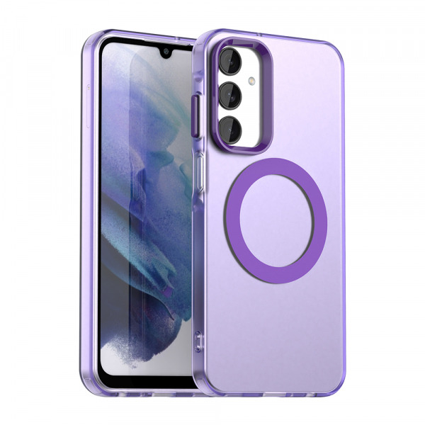 Husa MagSafe pentru Samsung Galaxy A25 A256, Techsuit, CandyCase, Mov