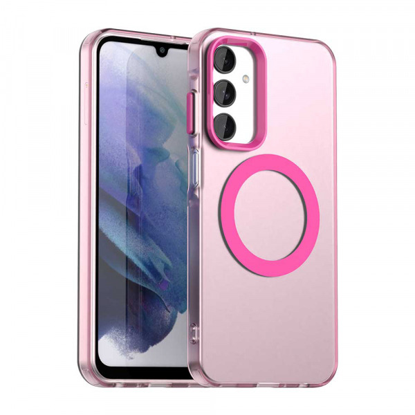 Husa MagSafe pentru Samsung Galaxy A25 A256, Techsuit, CandyCase, Roz
