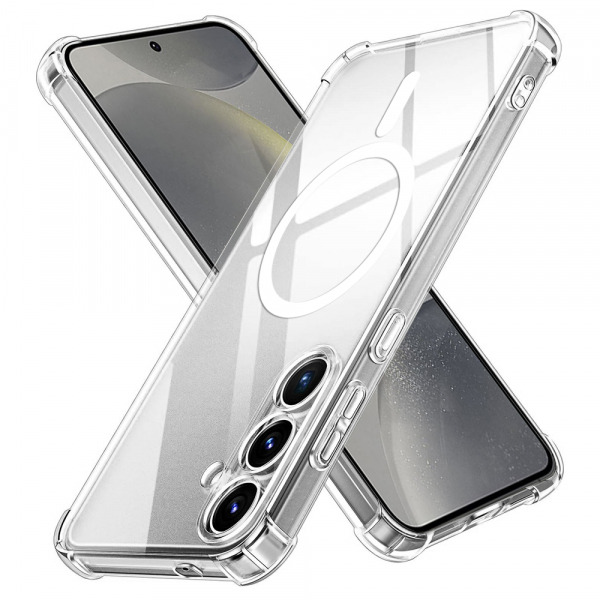 Husa MagSafe pentru Samsung Galaxy S24 S921, Techsuit, Shockproof, Transparenta