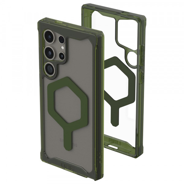 Husa MagSafe pentru Samsung Galaxy S24 Ultra S928, Urban Armor Gear, Plyo, Verde