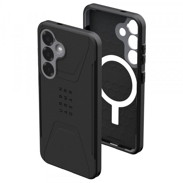Husa MagSafe pentru Samsung Galaxy S25 S931, Urban Armor Gear, Civilian Pro, Neagra