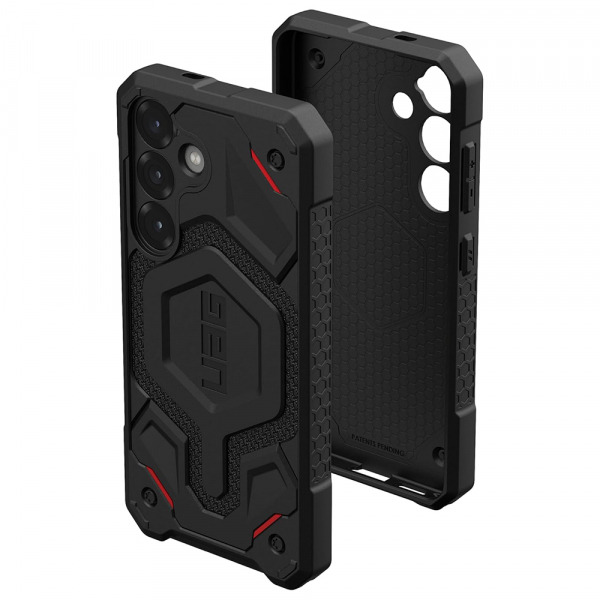 Husa MagSafe pentru Samsung Galaxy S25 S931, Urban Armor Gear, Monarch Pro Kevlar, Neagra