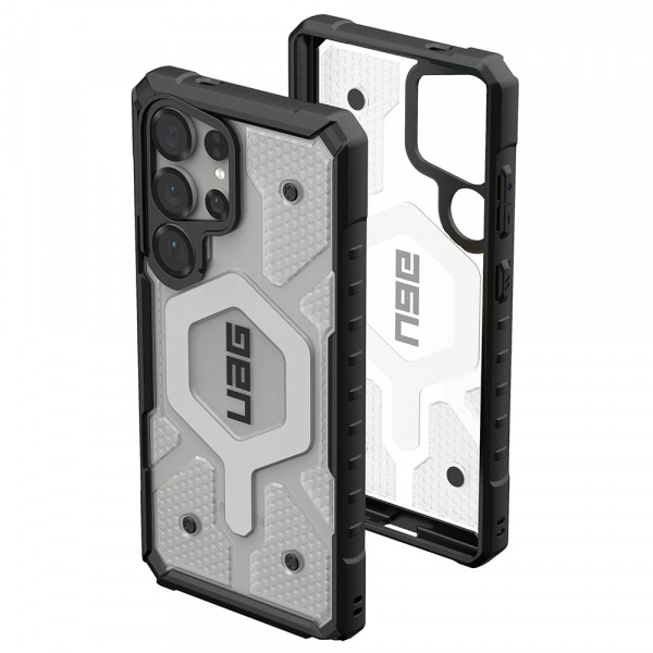 Husa MagSafe pentru Samsung Galaxy S25 Ultra S938, Urban Armor Gear, Pathfinder Clear, Gri