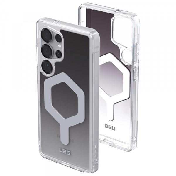 Husa MagSafe pentru Samsung Galaxy S25 Ultra S938, Urban Armor Gear, Plyo Pro, Neagra Transparenta