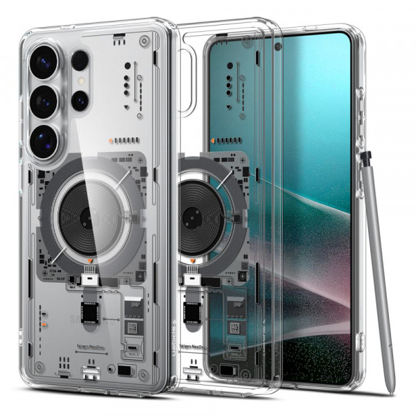 Husa MagSafe pentru Samsung Galaxy S26 Ultra S948, Spigen, Ultra Hybrid Neo One, Transparenta ACS11206