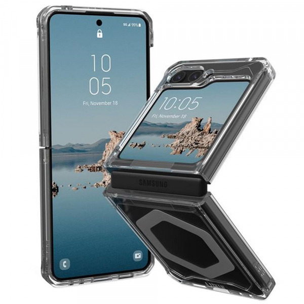 Husa MagSafe pentru Samsung Galaxy Z Flip5 F731, Urban Armor Gear, Plyo Pro, Transparenta