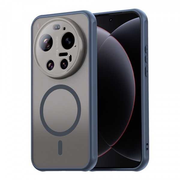 Husa MagSafe pentru Xiaomi 17 Ultra, Techsuit, HaloFrost II, Bleumarin
