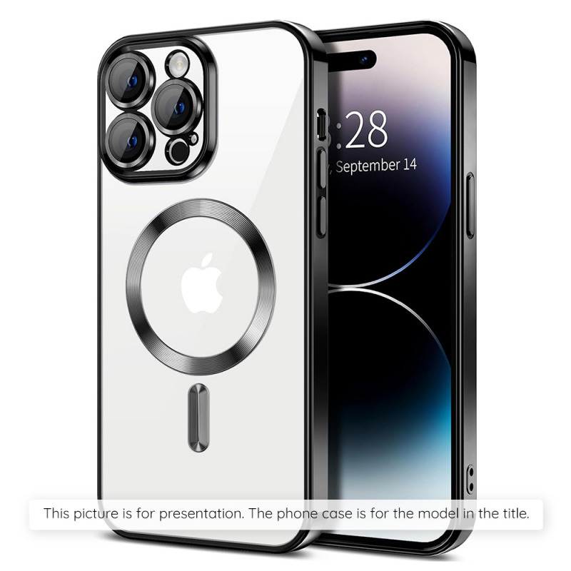 Husa MagSafe pentru Xiaomi 17T Pro, Techsuit, Luxury Crystal, Neagra