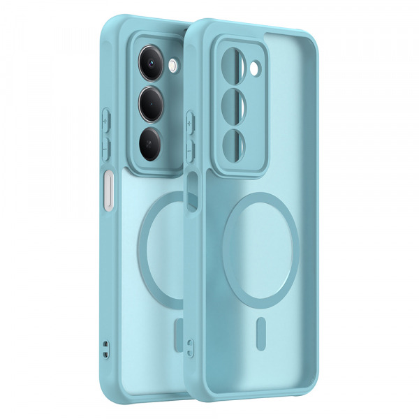 Husa MagSafe pentru Xiaomi Redmi 15 5G / 15 4G, Techsuit, HaloFrost II, Verde Deschis