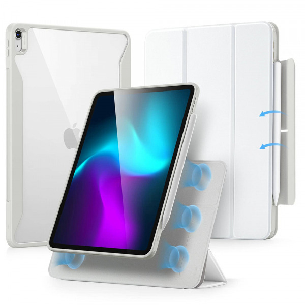 Husa pentru Apple iPad Air 13 (2026) / Air 13 (2025) / Air 13 (2024), ESR, Rebound Hybrid, Alba
