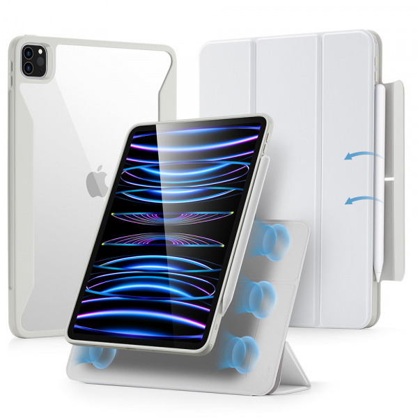 Husa pentru Apple iPad Pro 11 (2022) / Pro 11 (2021), ESR, Rebound Hybrid, Alba