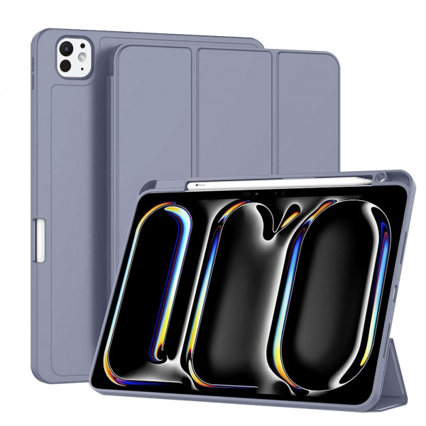 Husa pentru Apple iPad Pro 11 (2024), Techsuit, Flex Trifold, Mov