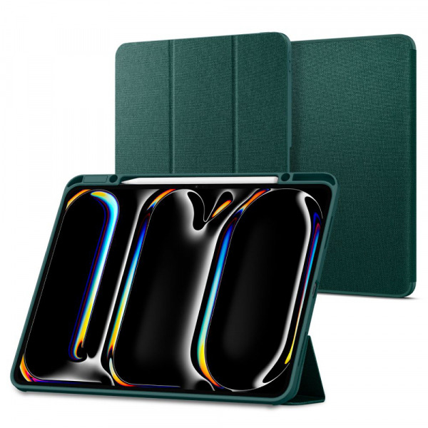 Husa pentru Apple iPad Pro 13 (2024), Spigen, Urban Fit, Verde ACS07763