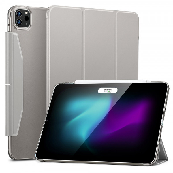 Husa pentru Apple iPad Pro 13 (2024), ESR, Ascend Trifold, Gri