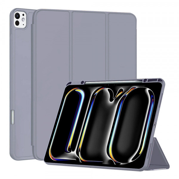 Husa pentru Apple iPad Pro 13 (2024), Techsuit, Flex Trifold, Mov