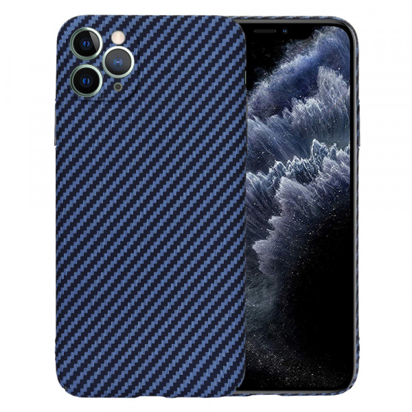 Husa pentru Apple iPhone 11 Pro Max, Techsuit, Carbonite FiberShell, Turcoaz