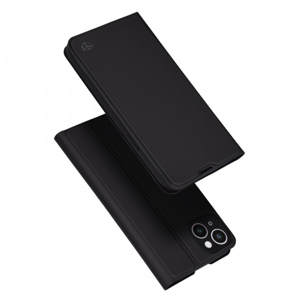 Husa pentru Apple iPhone 14 Plus, Techsuit, Magskin Book, Neagra